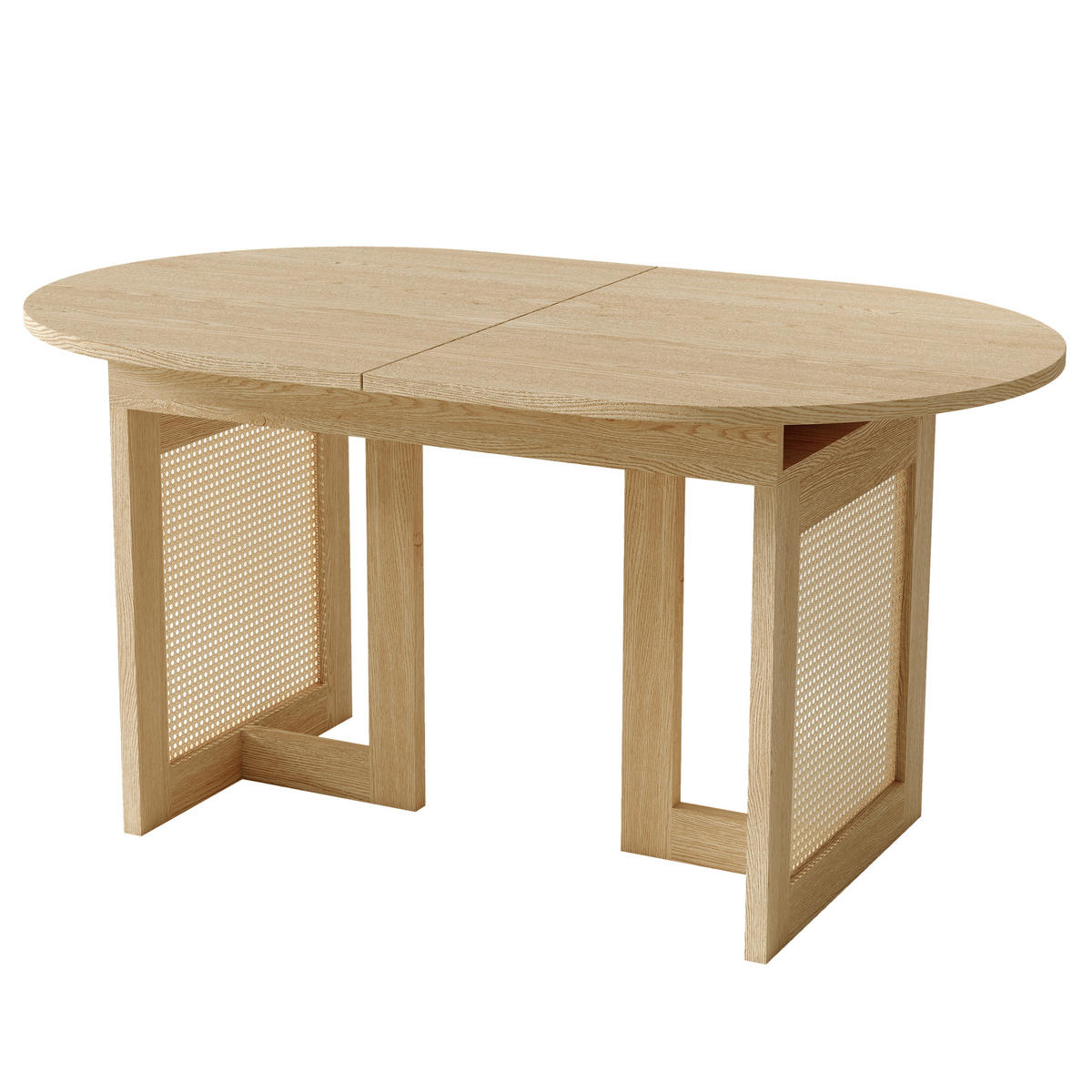 JÍDELNÍ STŮL Rozkládací dubový 150–200 × 90 cm pro 6–8 osob - barva dubu, kompozitní dřevo (90/200/75cm) - Urban Meuble