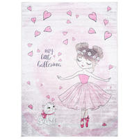 TEPPICH EMMA Grau 120/170 cm - Grau, Kunststoff (120/170cm) - Tapiso