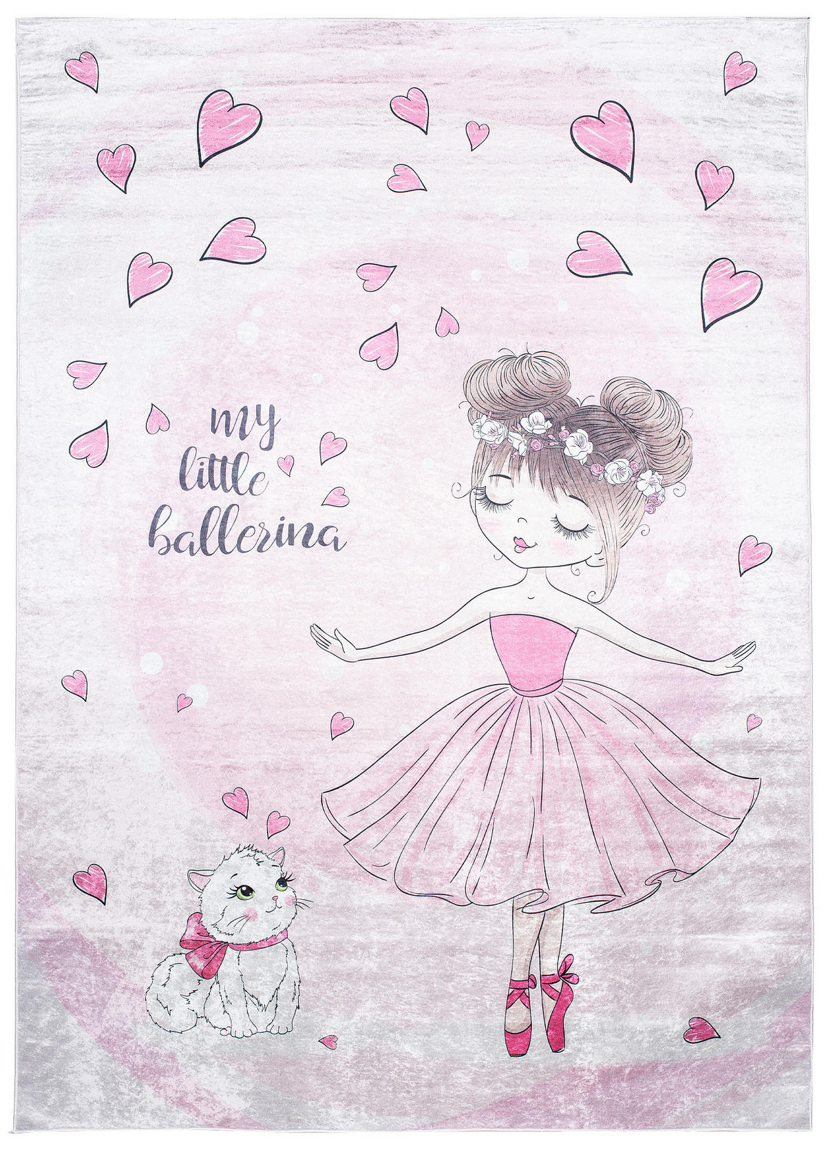 TEPPICH EMMA Grau 120/170 cm - Grau, Kunststoff (120/170cm) - Tapiso