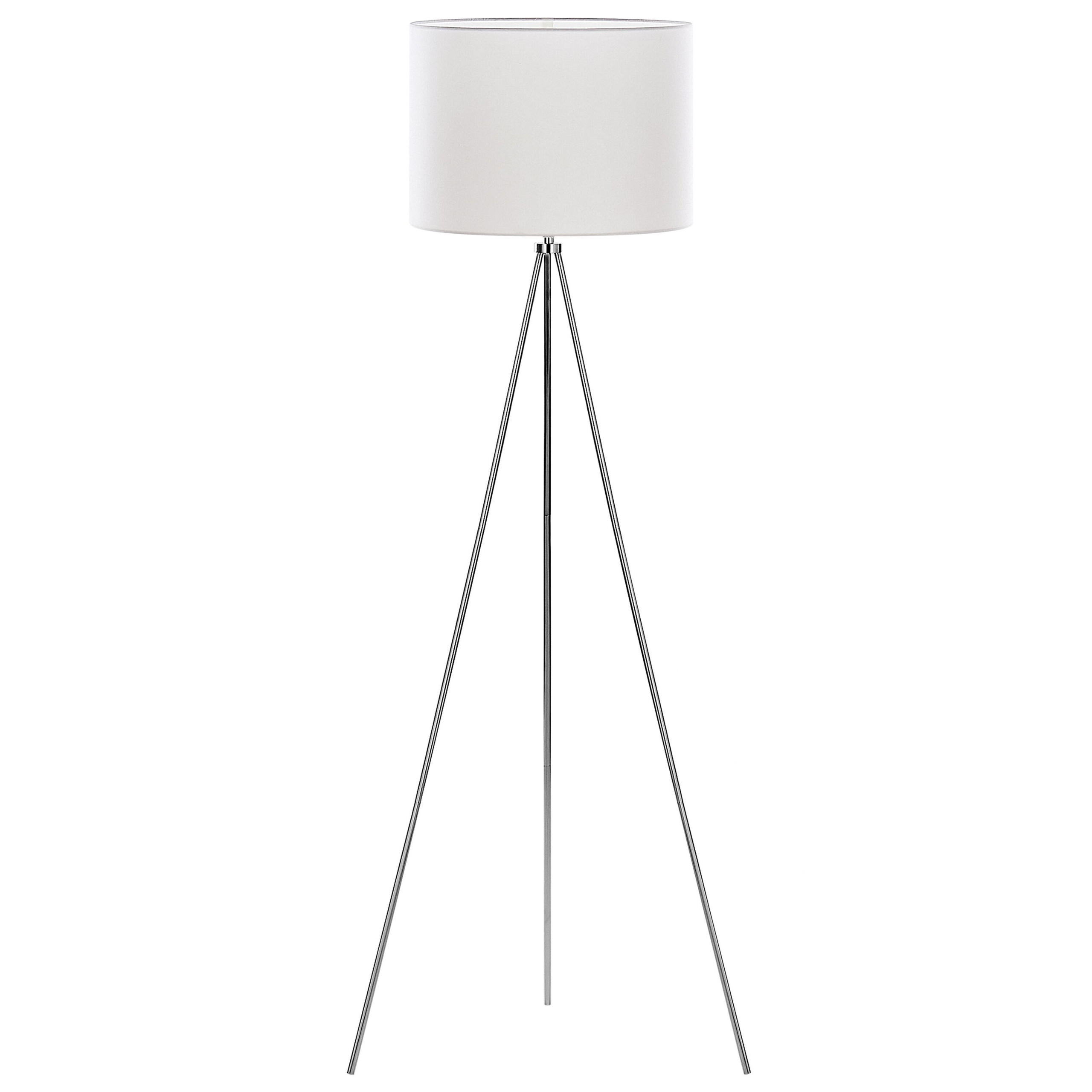 STEHLAMPE Vistula 55/55/148 cm - Silberfarben, Metall (55/55/148cm) - Beliani