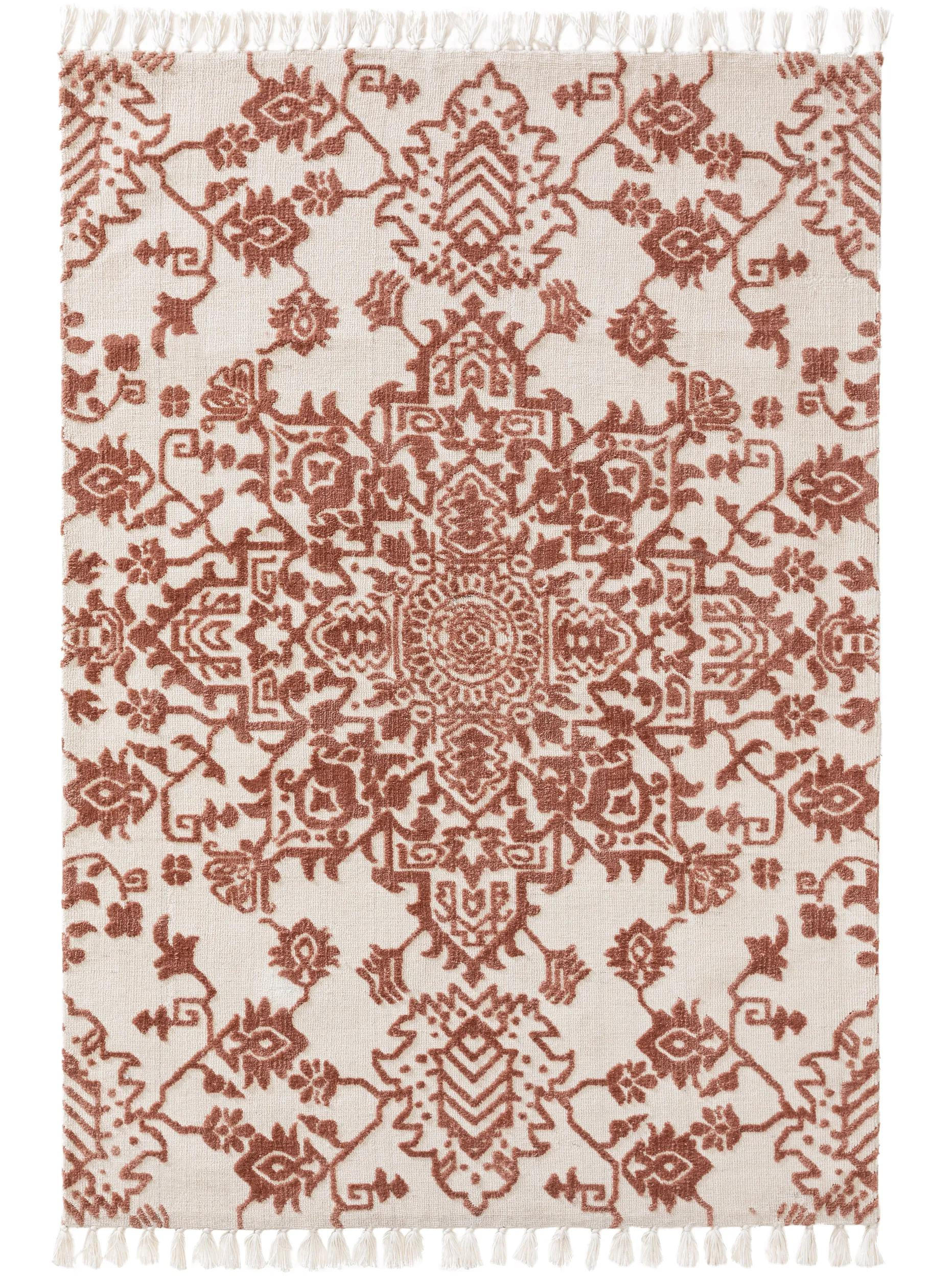 TEPPICH Elias Terracotta 120x170 cm - Terracotta, Textil (120/170cm) - benuta Nest