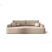 SOFA mit Schlaffunktion FIGO Curio 15 - Beige, Textil (250/75/150cm) - Bedante