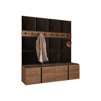MOBILIER PENTRU HOL Orion V - maro/culoare lemn de nuc, material plastic/compozit lemnos (168/186/46cm) - MIRJAN24