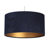 HÄNGELEUCHTE Blau 60/30 cm - Blau/Goldfarben, Kunststoff (60/1.1/30cm) - ONZENO