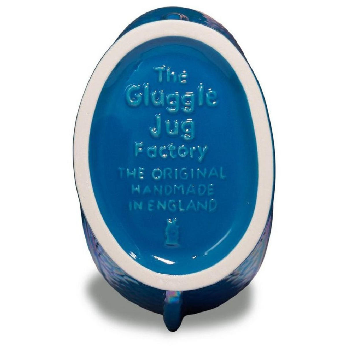 KARAFFE mit „Gluck-Gluck“-Geräusch 27,5/17/9,5 cm - Petrol, Keramik (1.2L) - Gluckigluck