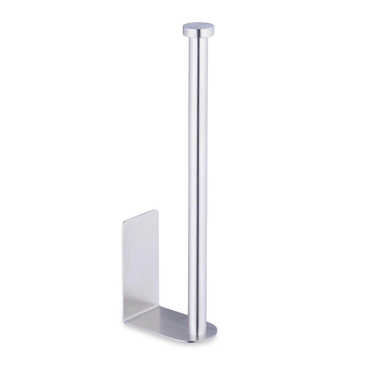 ERSATZROLLENHALTER - Silberfarben, Metall (4.5/26/7.5cm) - Relaxdays