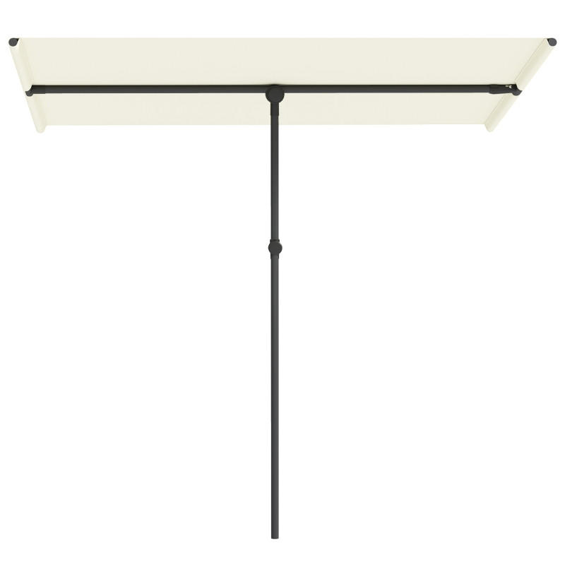 SONNENSCHIRM Höhenverstellbarer Gartenschirm Beige - Beige, Metall (150/205cm) - ComfortXL