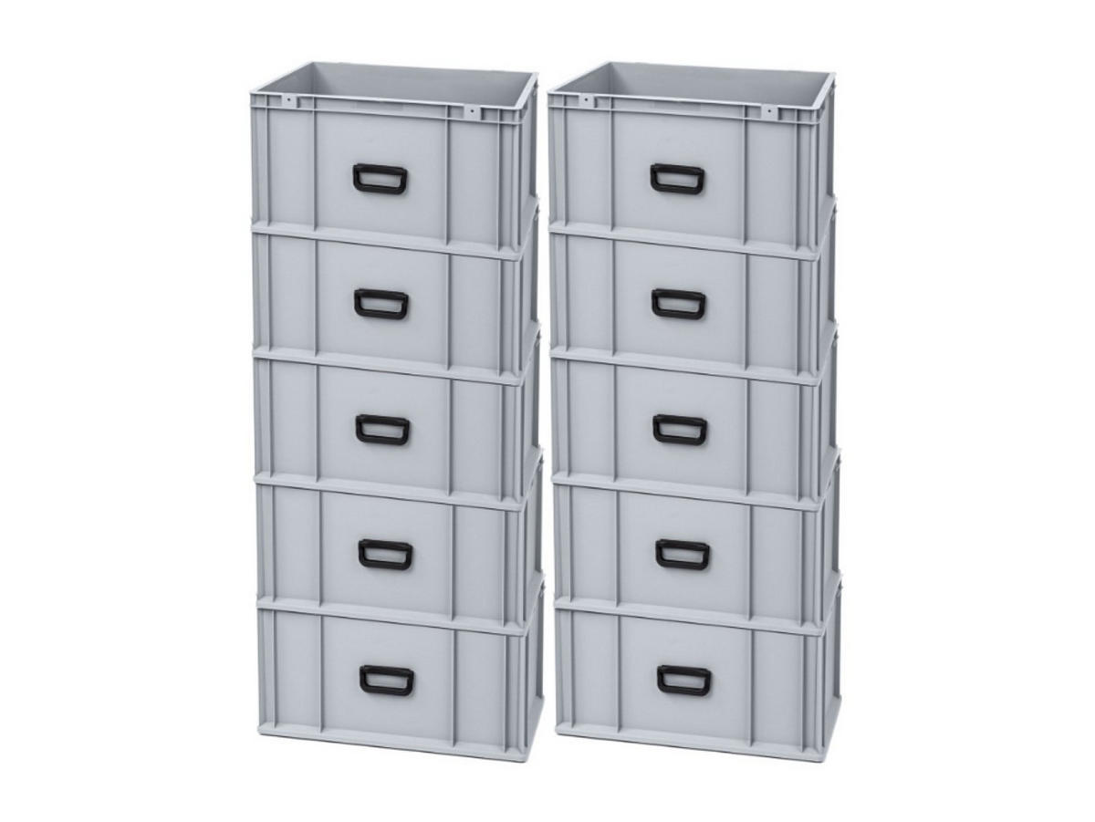EUROBOX Nextgen Portable Uno 32x40x60cm 65 Liter - Grau, Kunststoff (40/32/60cm) - PROREGAL