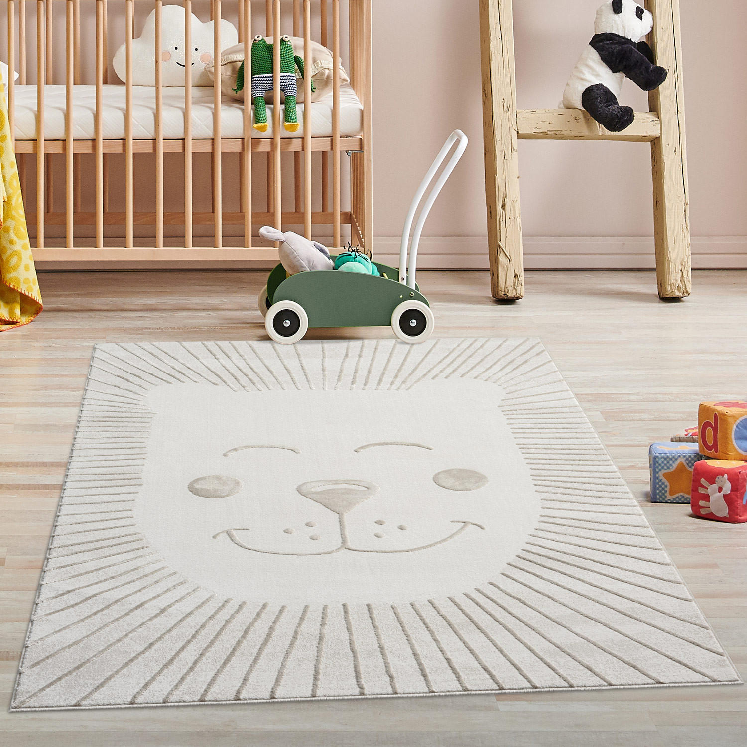 KINDERTEPPICH Mara 714 Creme 120x160 cm - Beige/Creme, Textil (120/160cm) - carpet city