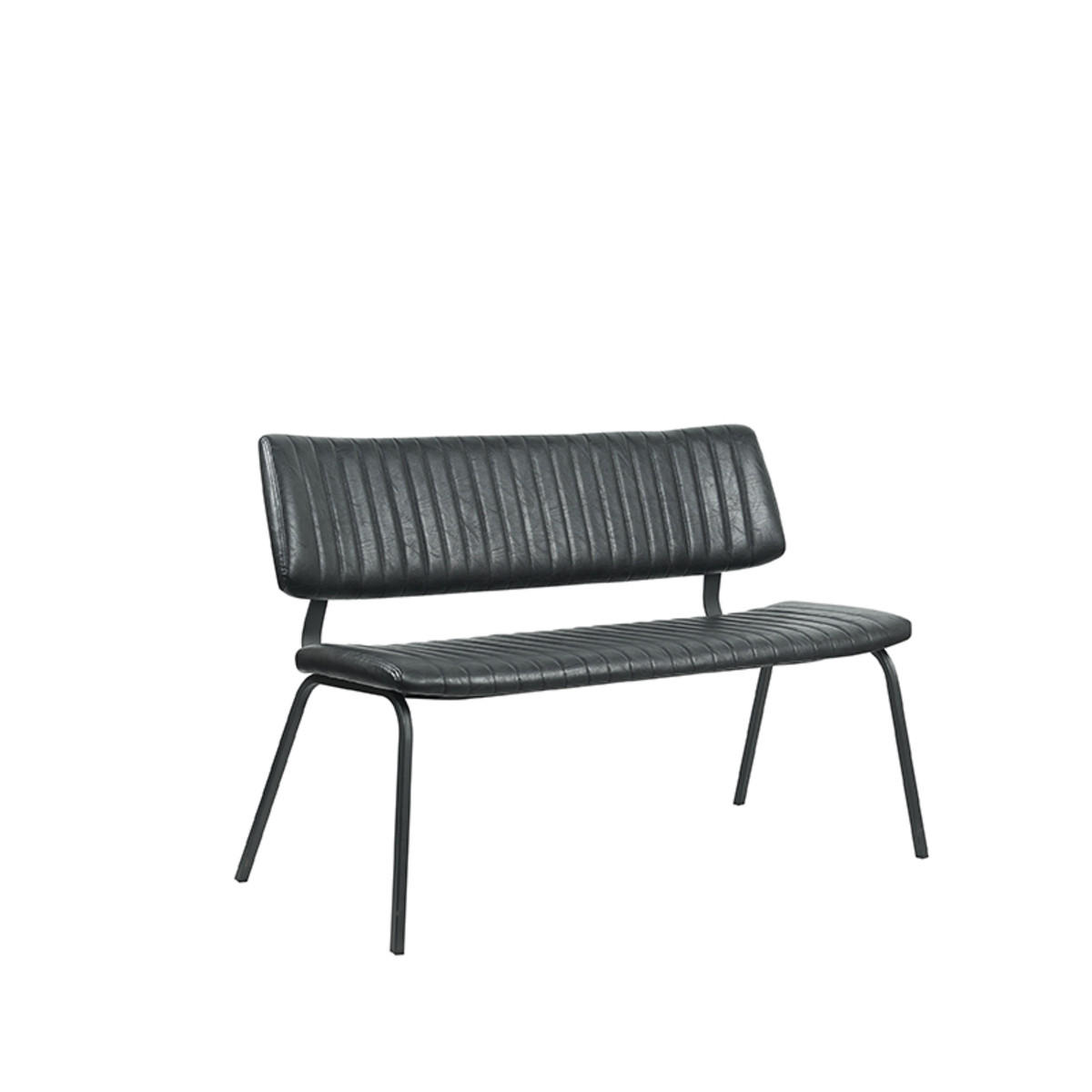 Label51 Esszimmerbank Schwarz 120x81x63 cm