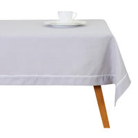 TISCHDECKE Tideno - Grau, Textil (180/130/1cm) - home&you