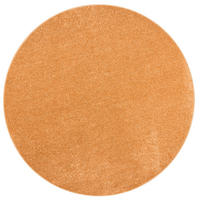 HOCHFLOR VELOURS TEPPICH LUNA RUND - Terra cotta, Textil (200/200cm) - Snapstyle