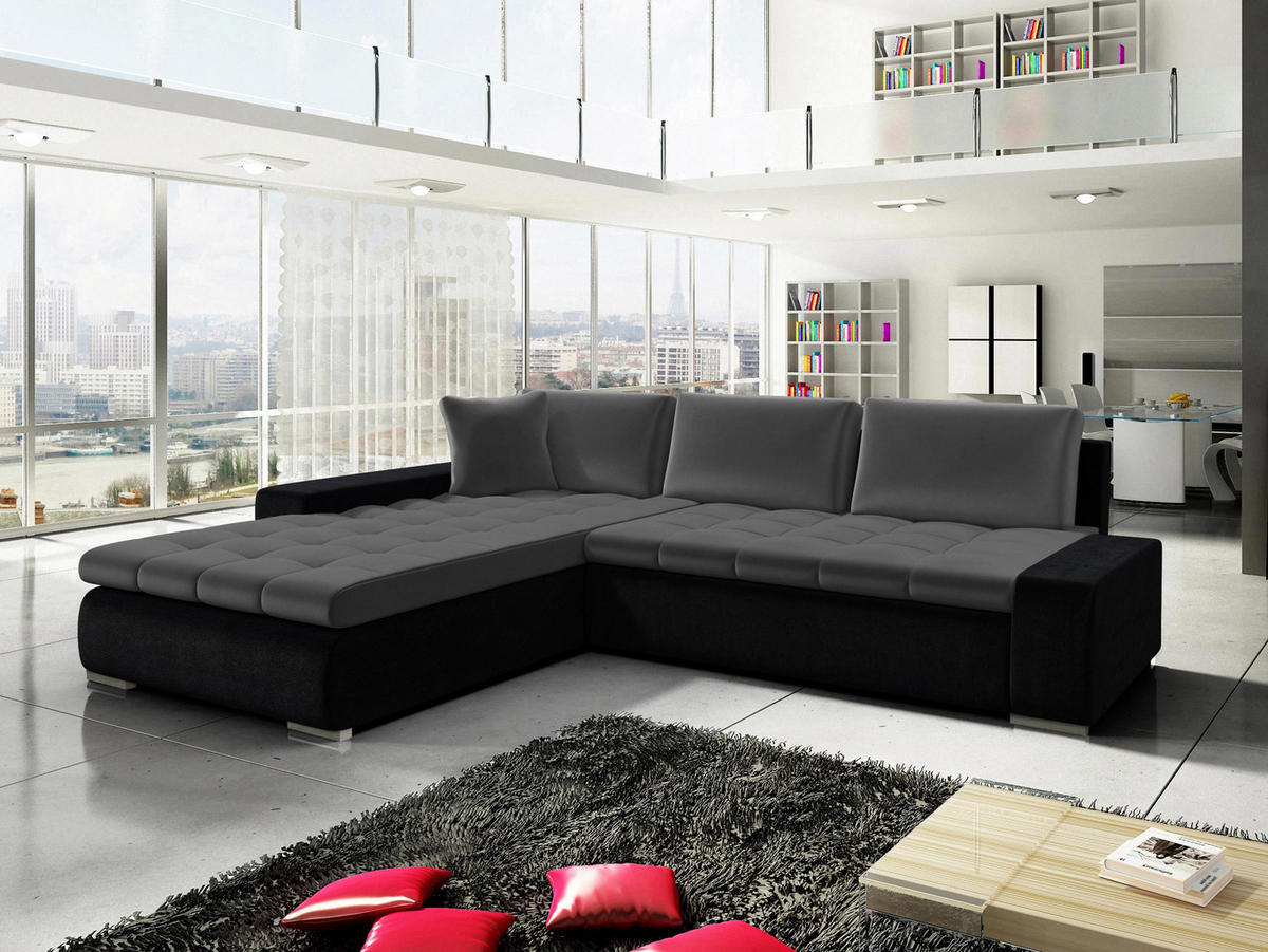 ECKSOFA Orkan - Multicolor, Holz/Textil (302/213cm) - MIRJAN24