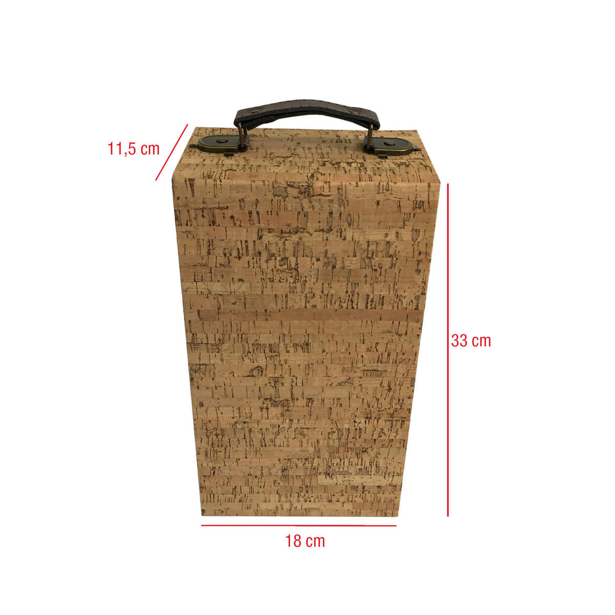 WEINFLASCHENSTÄNDER Braun 18/12/33 cm - Braun, Holzwerkstoff (18/33/12cm) - Mobili Rebecca