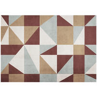 FOTOTAPETE Art Deco Abstrakt Braun 312x219 cm - Multicolor, Textil (312/219cm) - Wallarena