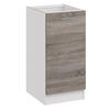 KÜCHENUNTERSCHRANK D40 dunkel sonoma truffel - Dunkelbraun, Holzwerkstoff (40/82/44cm) - roe furniture