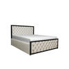 POLSTERBETT - Gramo 160x200 - Beige - Beige, Metall (160/200cm) - Möblo