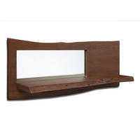 WANDREGAL Akazie 101x22x38 braun lackiert PURE ACACIA #807 - Braun, Holz (101/38/22cm) - Massivmoebel24