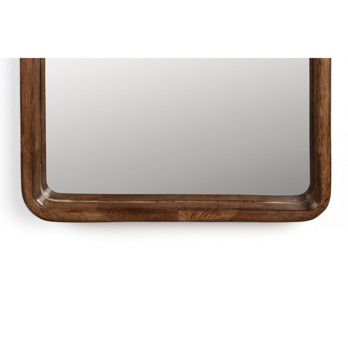 WANDSPIEGEL Nyko Spiegel/ Rechteckig 120x34 cm Braun - Beige, Holz (34/120/4cm) - Housecraft Living