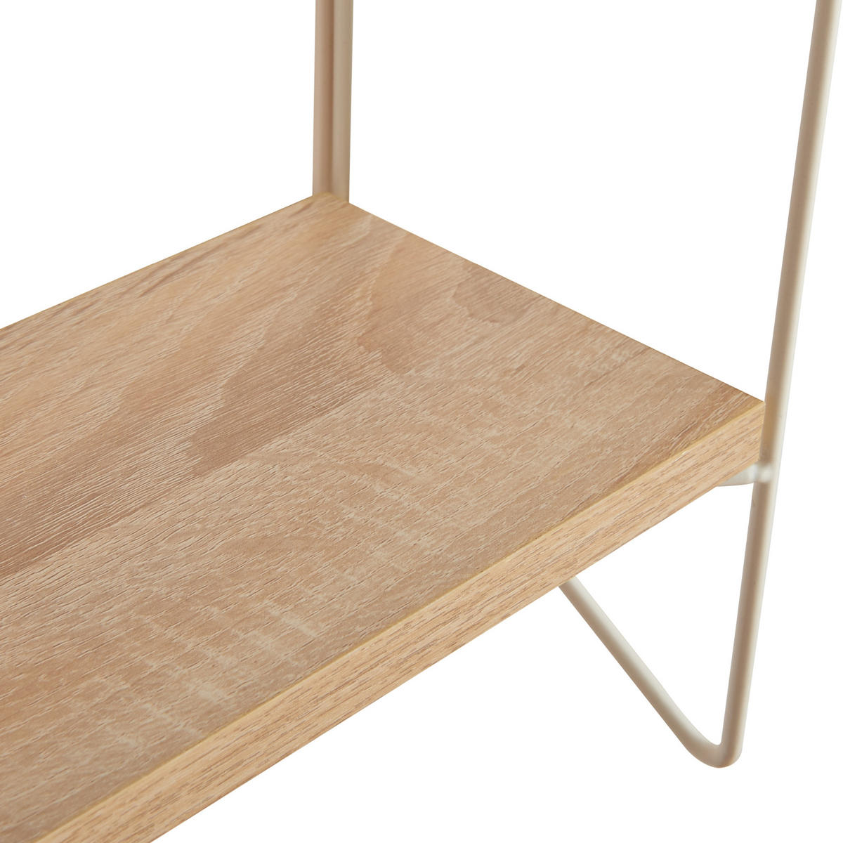 WANDREGAL Bømlo - Eichefarben/Weiß, Metall (42/47.5/14cm) - [en.casa]