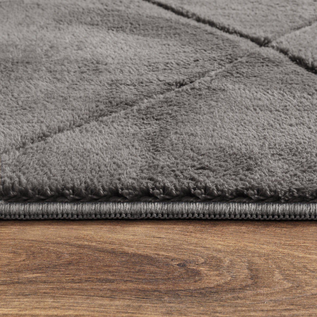 KURZFLORTEPPICH 230/340 cm Utrecht 641 - Anthrazit, Textil (230/340cm) - Paco Home