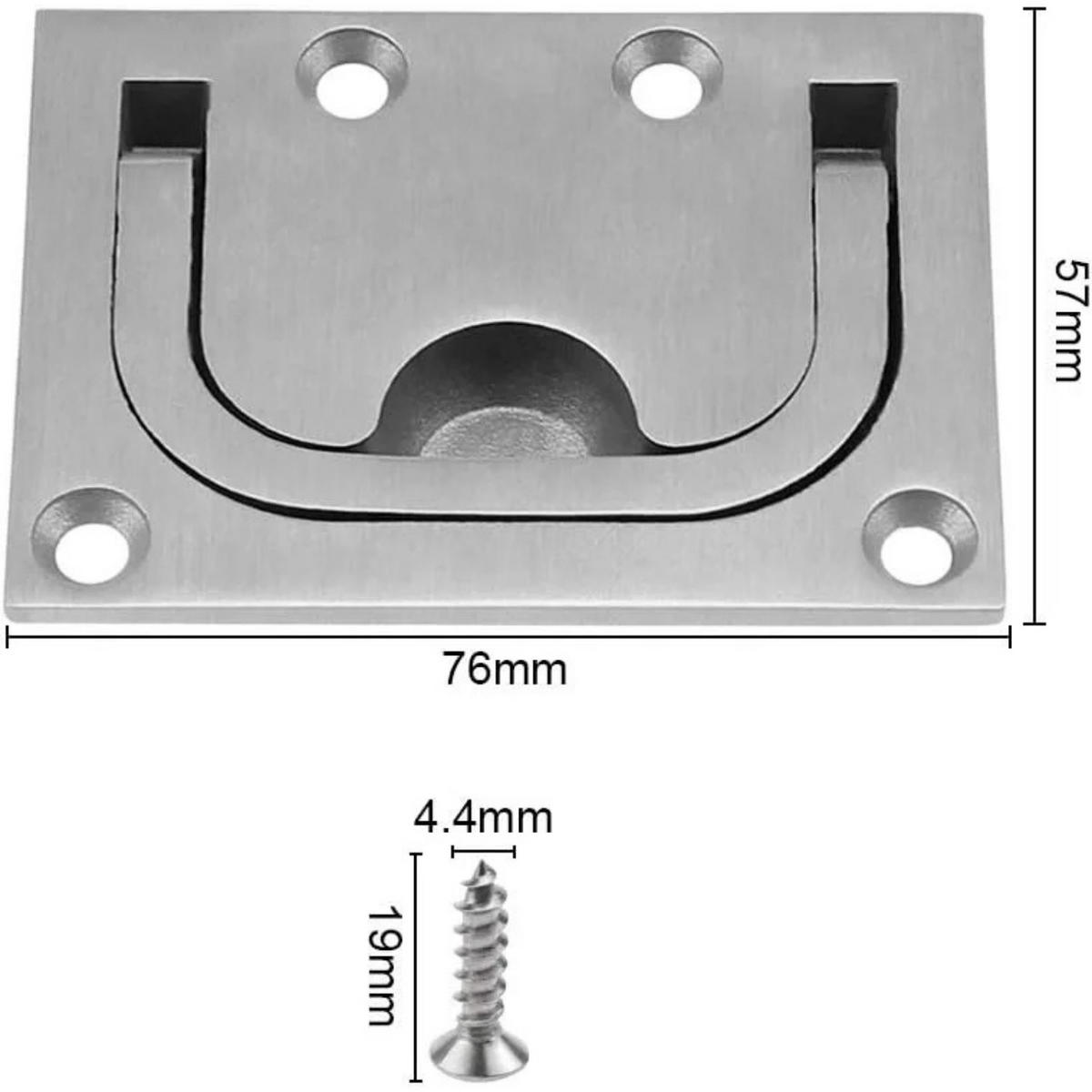 MÖBELGRIFF 2er-Set - Silberfarben, Metall (5.7/5.7/5.7cm)
