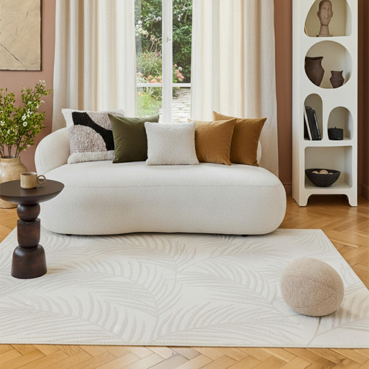 TEPPICH TERRA Creme 160/220 cm - Creme, Textil (160/220cm) - Tapiso