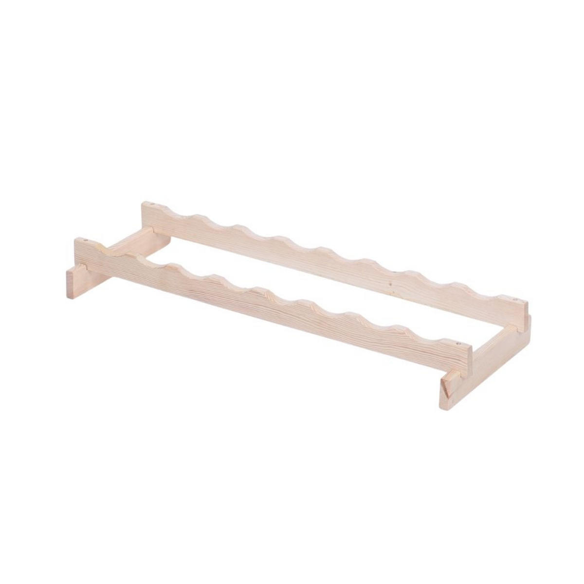 WEINREGAL VINOTECA FLEX PRO HxBxT 9x84x28cm 8 Flaschen auf 1 Ebene Natur unbehandelt - Naturfarben, Holz (84/9/28cm) - PROREGAL