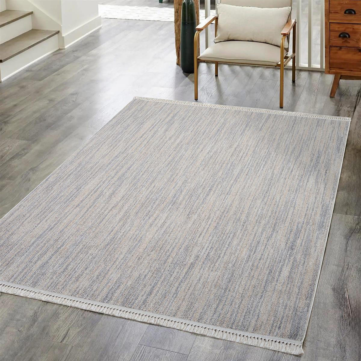 KURZFLOR-TEPPICH Clasico 0052 Grau 80x150 cm - Grau, Textil (80/150cm) - carpet city