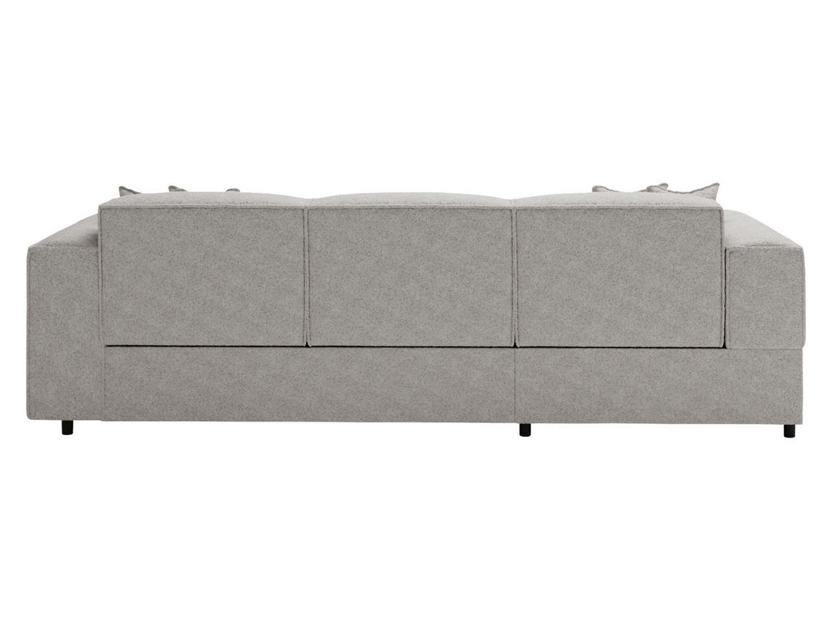 ECKSOFA Santos L, Seite: Links - Schwarz/Grau, Holzwerkstoff/Kunststoff (253/166cm) - MIRJAN24