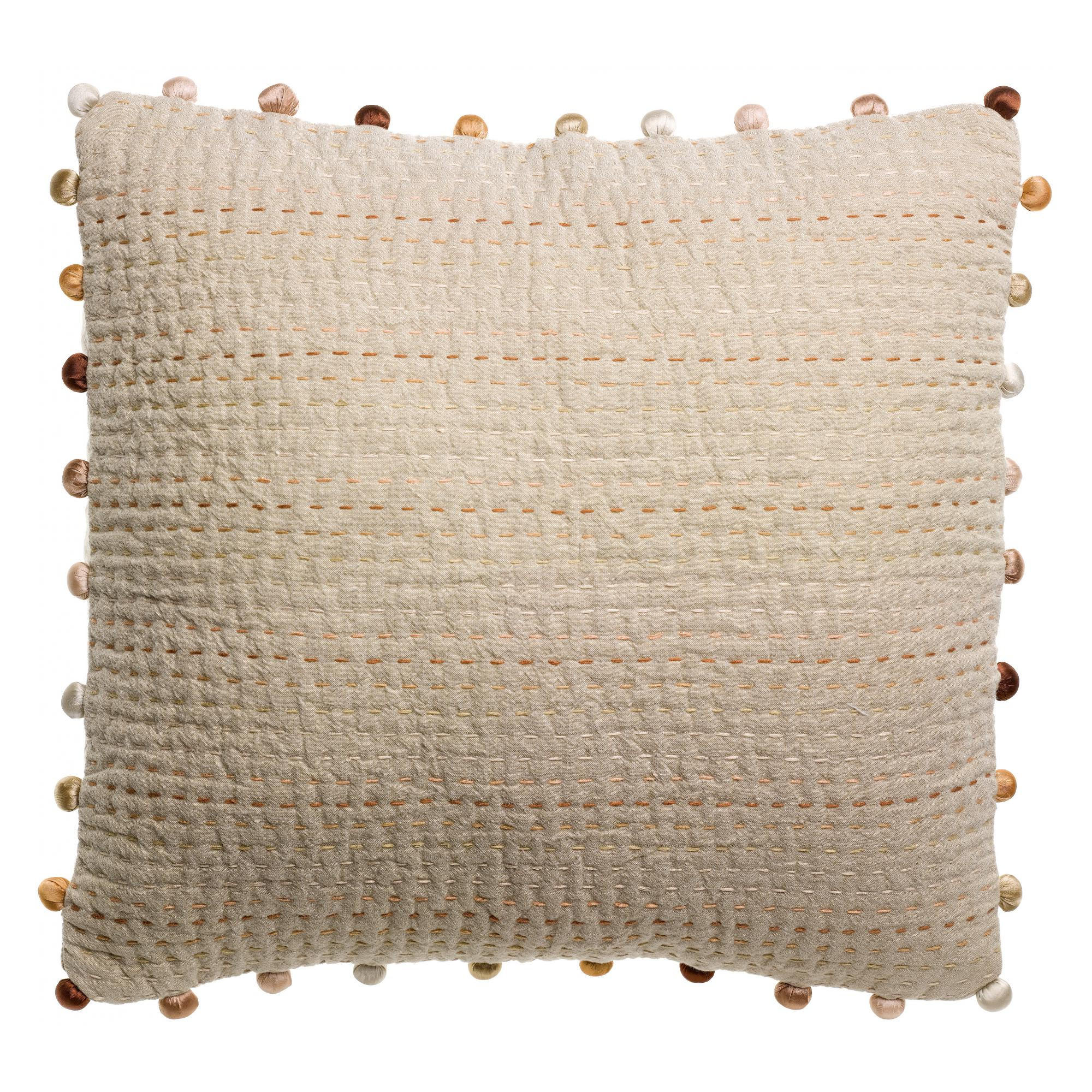 KISSEN Gastounet sein 45 x 45 cm - Beige, Textil (45/45cm) - Vivaraise