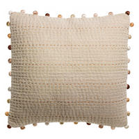 KISSEN Gastounet sein 45 x 45 cm - Beige, Textil (45/45cm) - Vivaraise