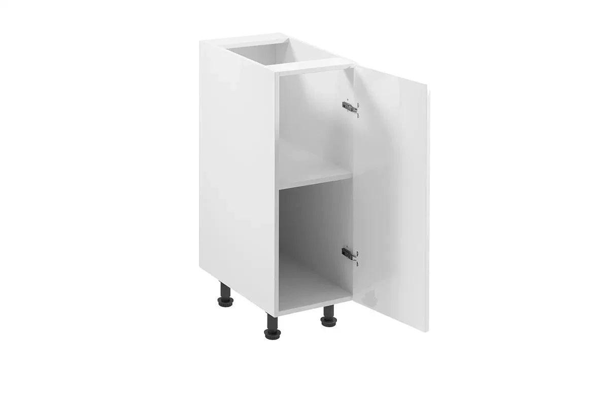 UNTERSCHRANK – 30 cm – D30 – Velmora – Weiß Hochglanz - Weiß Hochglanz, Holzwerkstoff (30/82/47cm) - ROYAL24_MARKT