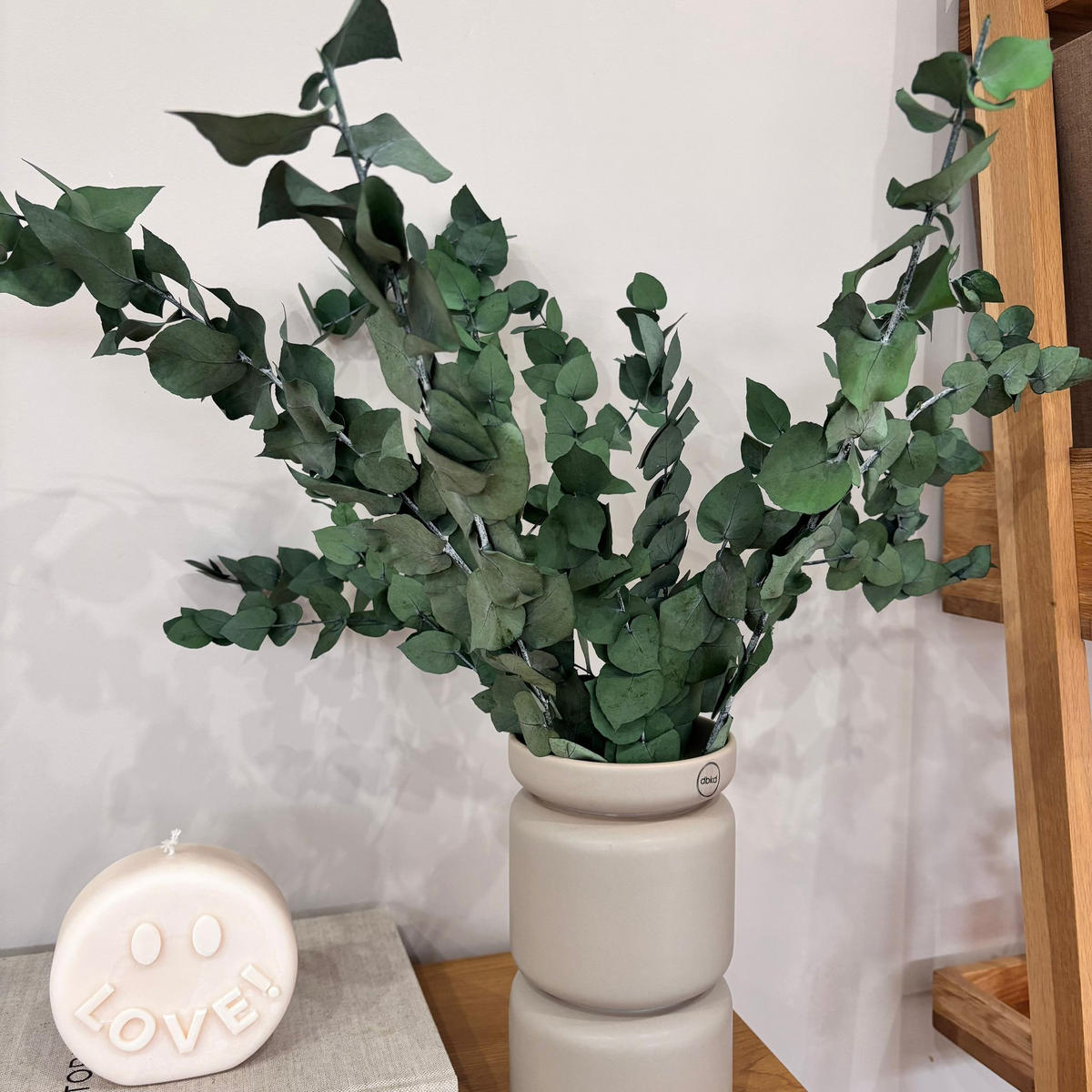 EUKALYPTUS Stuartiana - gelb / 60 - Orange, Naturmaterialien (75cm) - Lykke & You