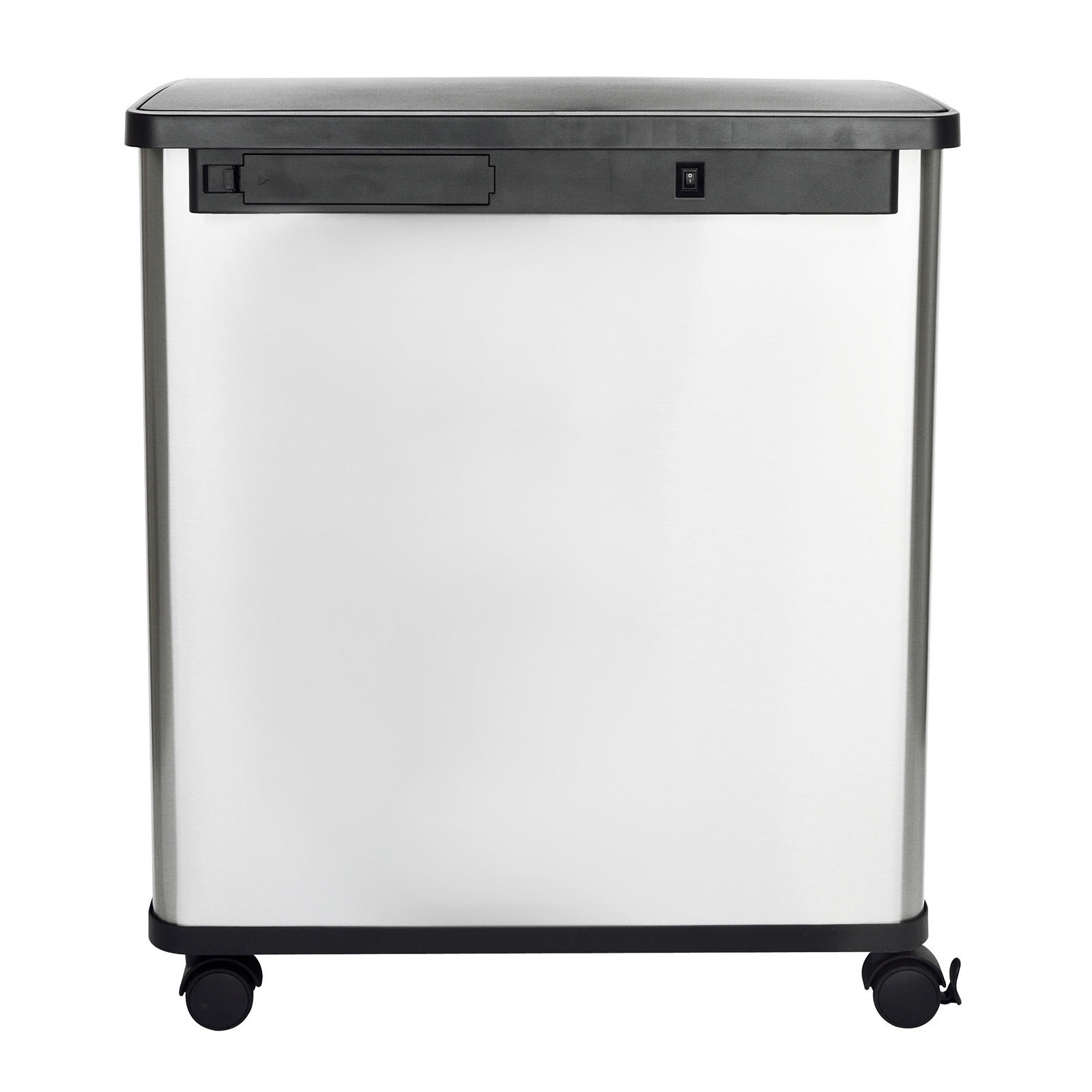MÜLLEIMER SR2X30 60L Silber - Silberfarben, Metall (57/60/34cm) - SVITA