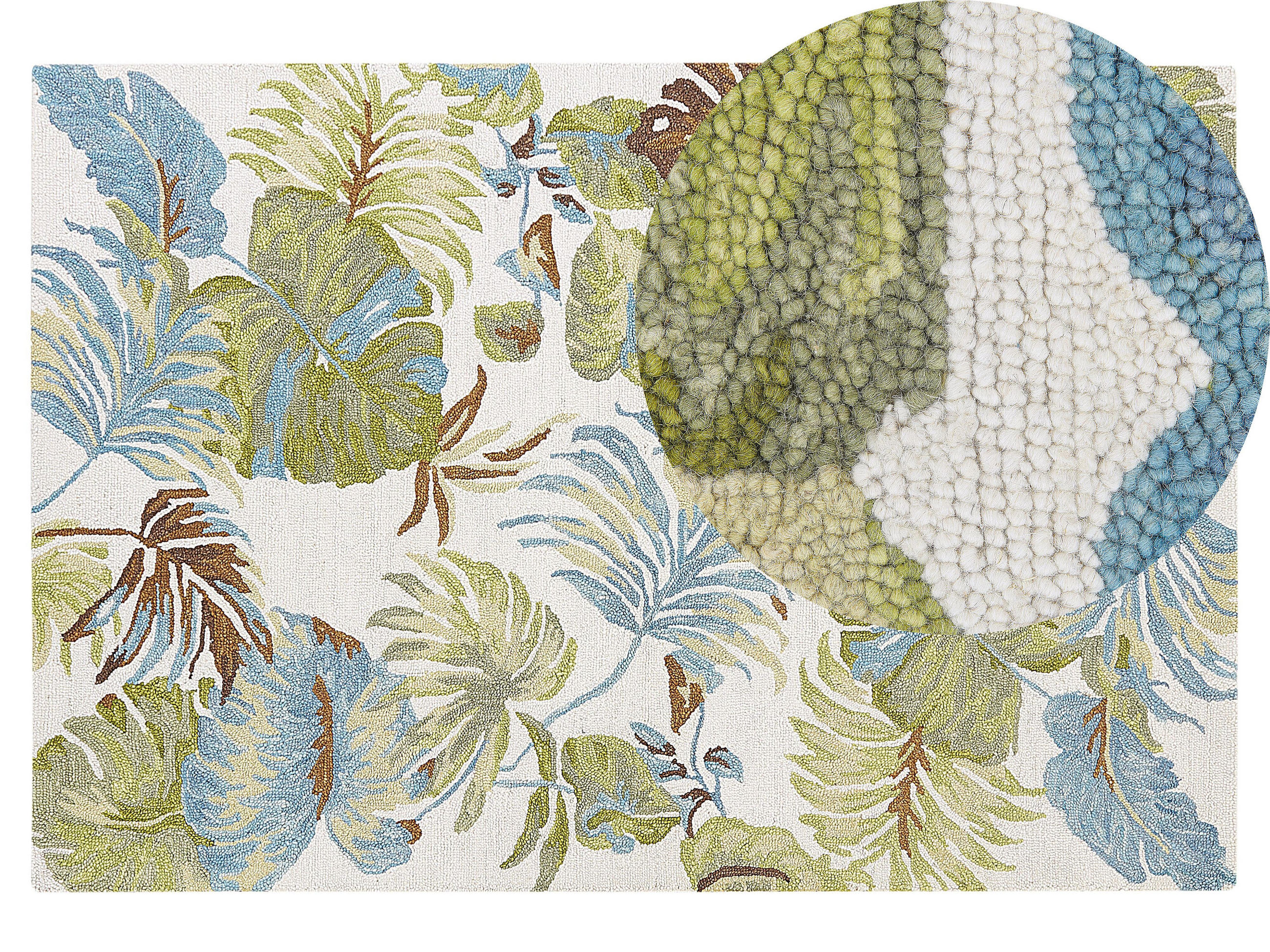 VINTAGE-TEPPICH Kinik 200/140 cm - Multicolor, Textil (140/200cm) - Beliani