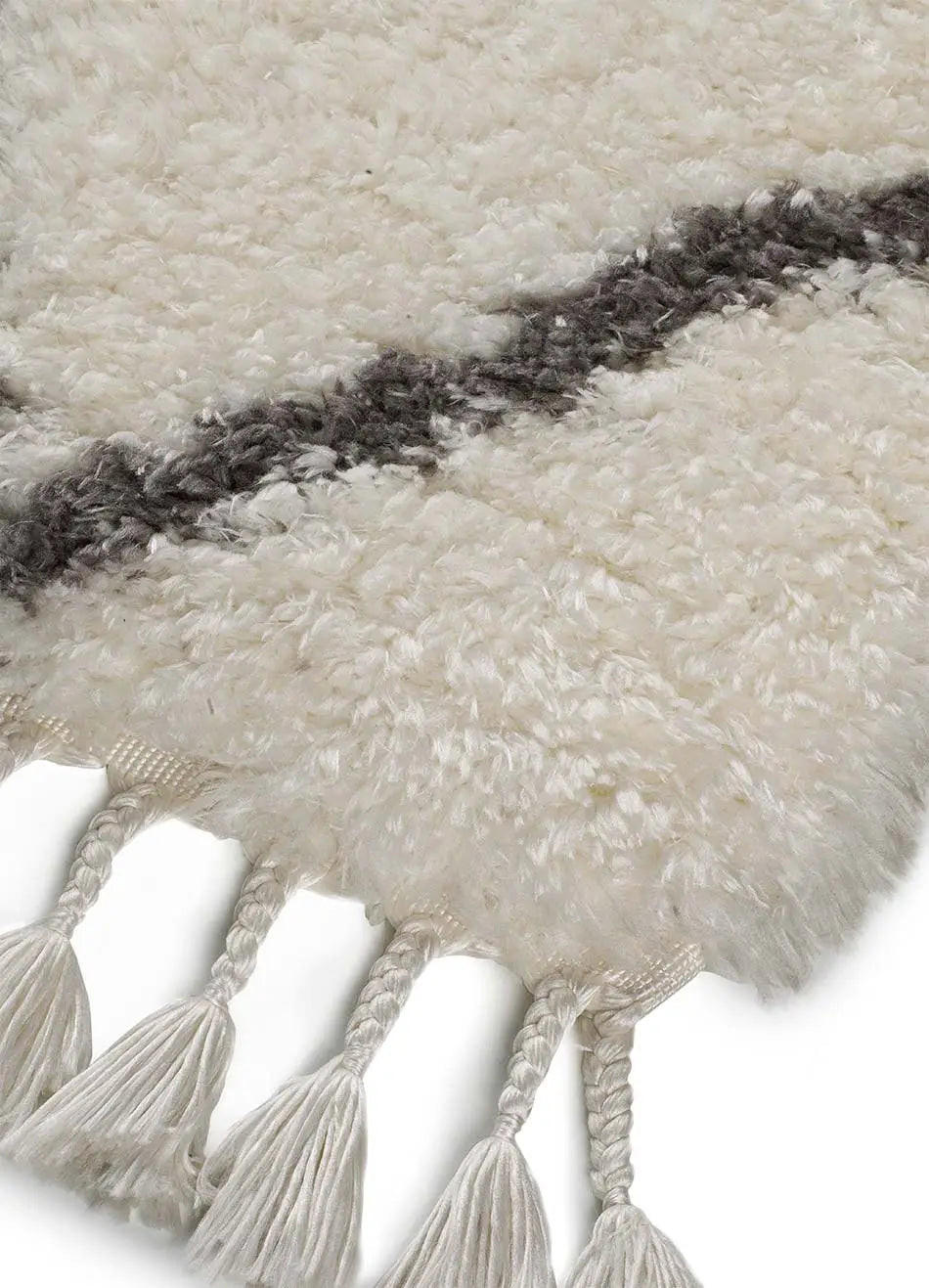HOCHFLORTEPPICH Weiß Samira 120/170 cm - Weiß, Textil (120/170cm) - Atticgo
