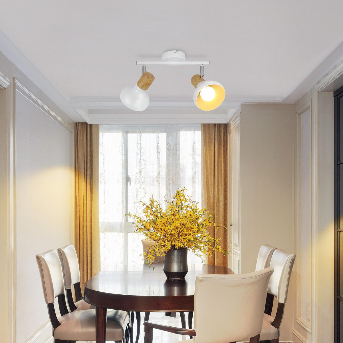 STRAHLER Farley 25.5/11/15.5 cm - Weiß, Metall (25.5/11/15.5cm) - Nettlife