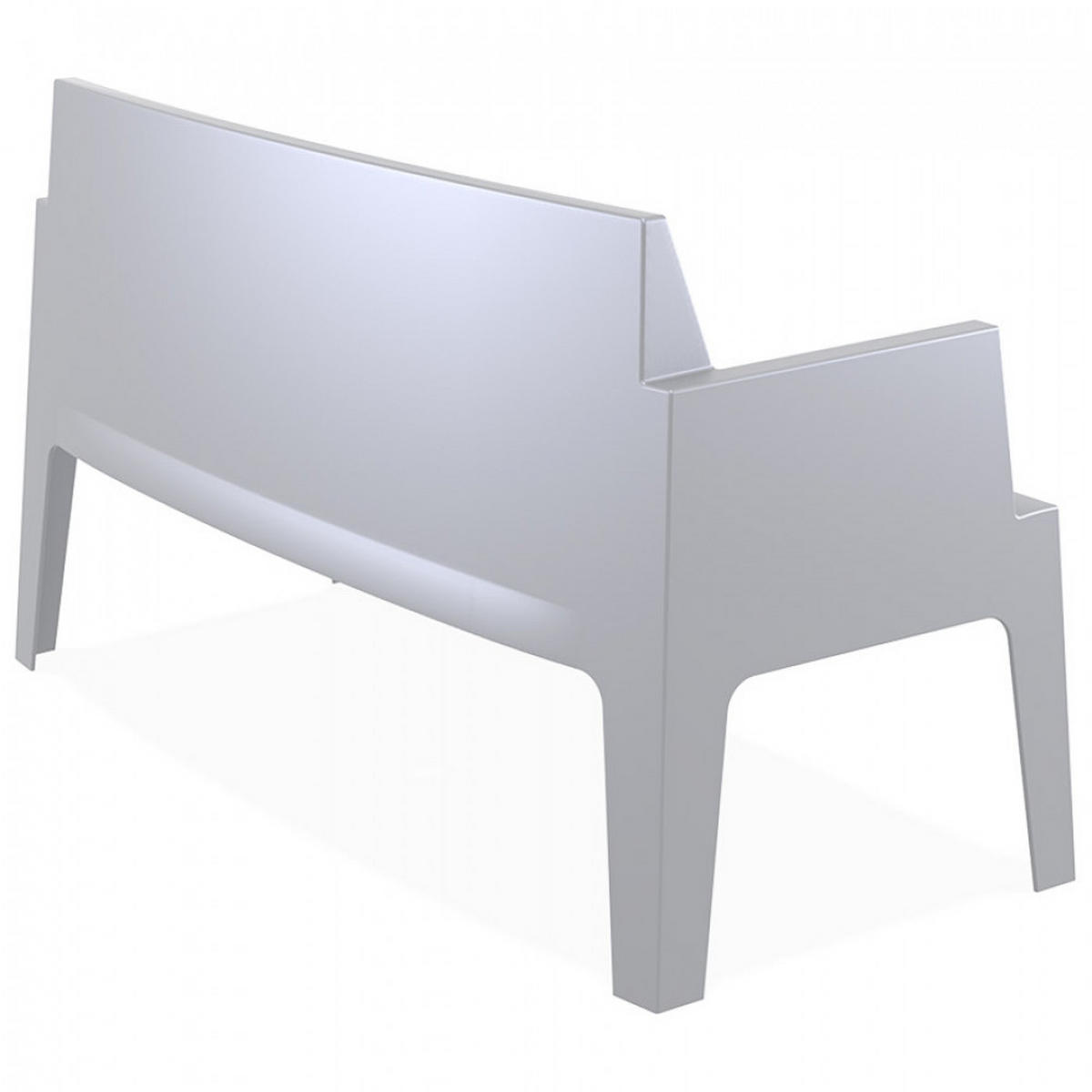 BANK grau 60x80x139cm - Grau, Kunststoff (60/80/139cm) - AlterEgo