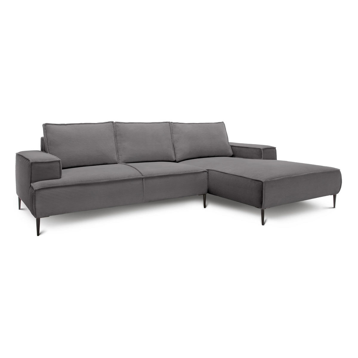 ECKSOFA May Braun 275 × 44 × 173 cm - Braun, Textil (275/44/173cm) - Pillovely