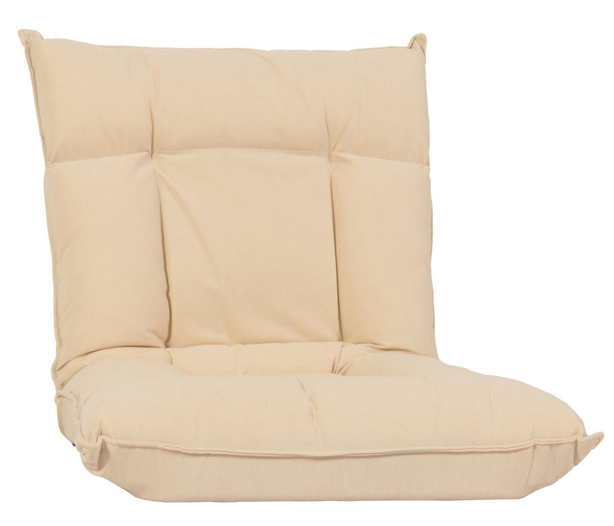 BODENSESSEL Beige - Beige, Textil (110/14/57cm) - MCW