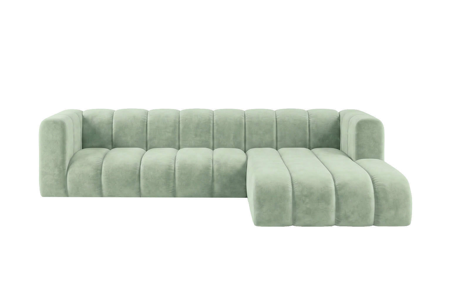 Kaiser Möbel Ecksofa Mintgrün 287x179 cm