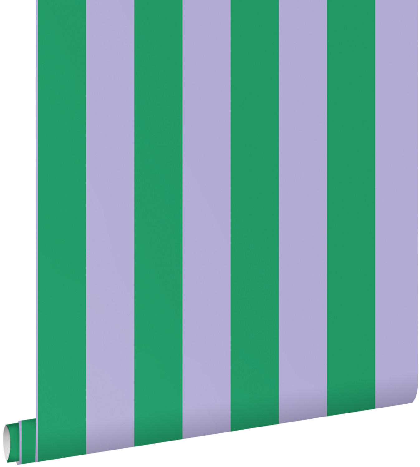 TAPETE Streifen 53 cm x 10.05 m - Grün, Papier (53/1000cm) - ESTAhome
