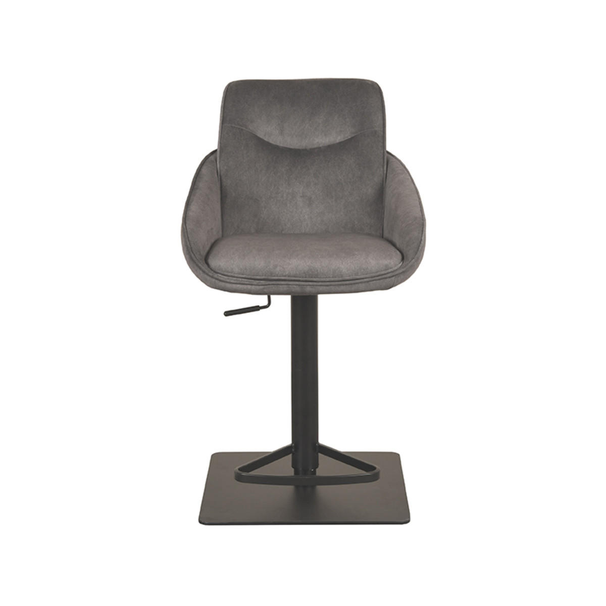 BARHOCKER Beauty Anthrazit 58,5/52/88 cm 2er-Set - Anthrazit, Textil (52/88/58.5cm) - LABEL51