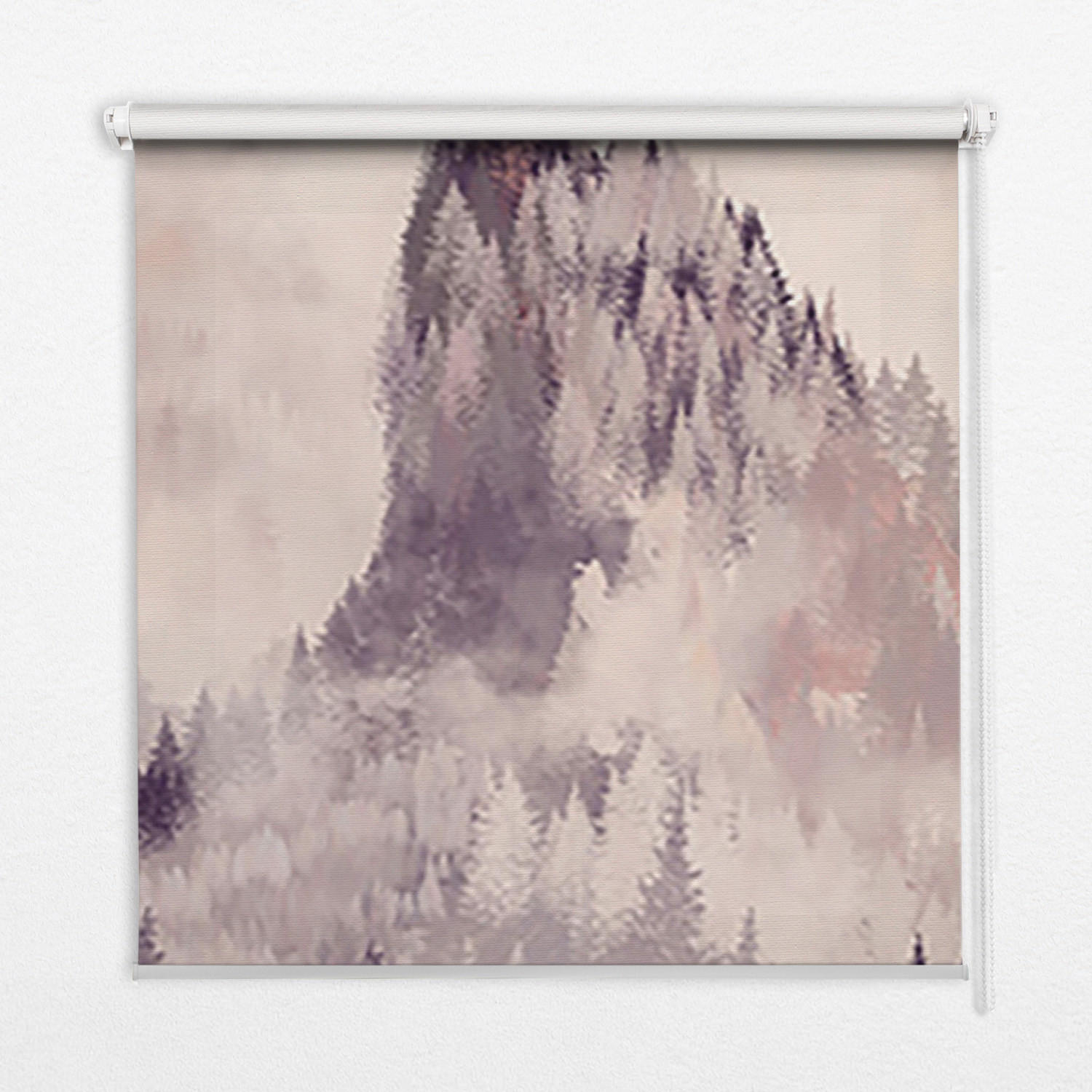 TULUP VNITŘNÍ roleta - okenní roleta - roleta - 140x140 cm - Malované hory