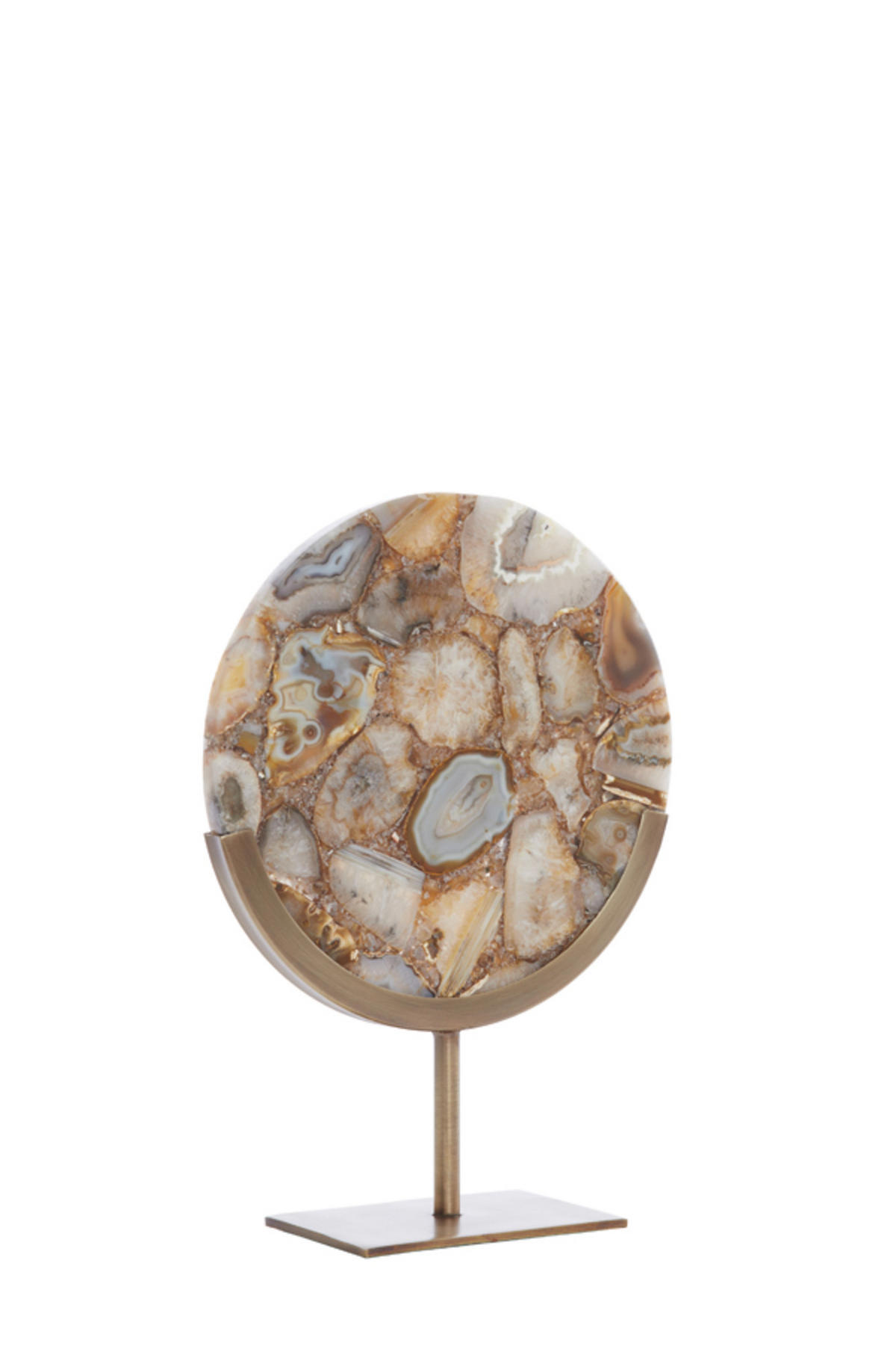 ORNAMENT Gouya Gelb 25/10/35 cm - Gelb, Stein (10/35/25cm) - Light & Living