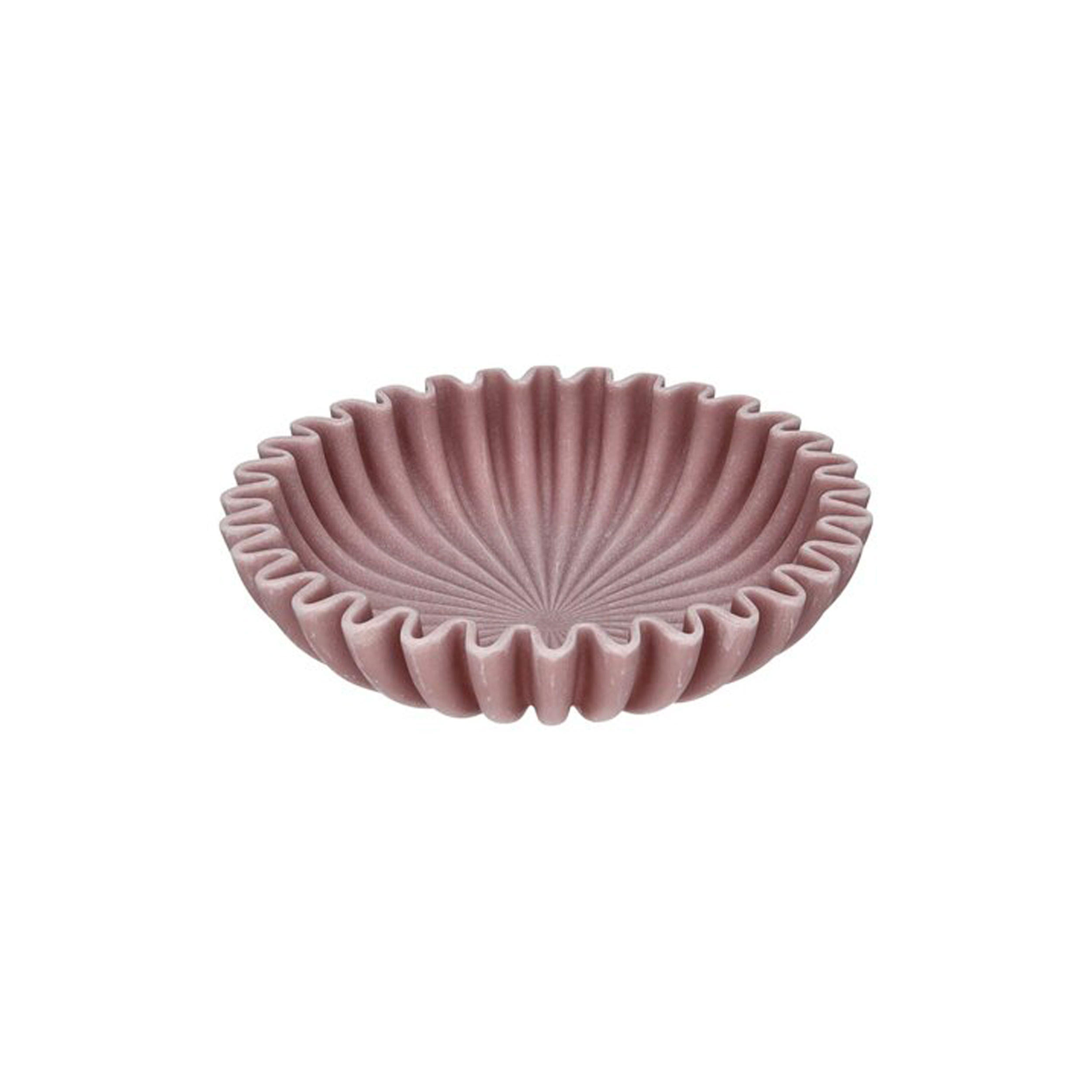 DEKOSCHALE Korba M, Polyresin, Altrosa, Ø 25 cm - Rosa, Kunststoff (7cm) - Gift Company