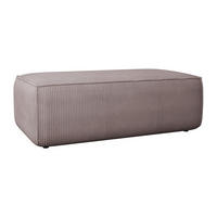 SITZHOCKER - 1 Person-Sitzer - Samt, Stoff - Malve - AMELIA - Mauve, Textil (102/42/69cm) - Vente-Unique