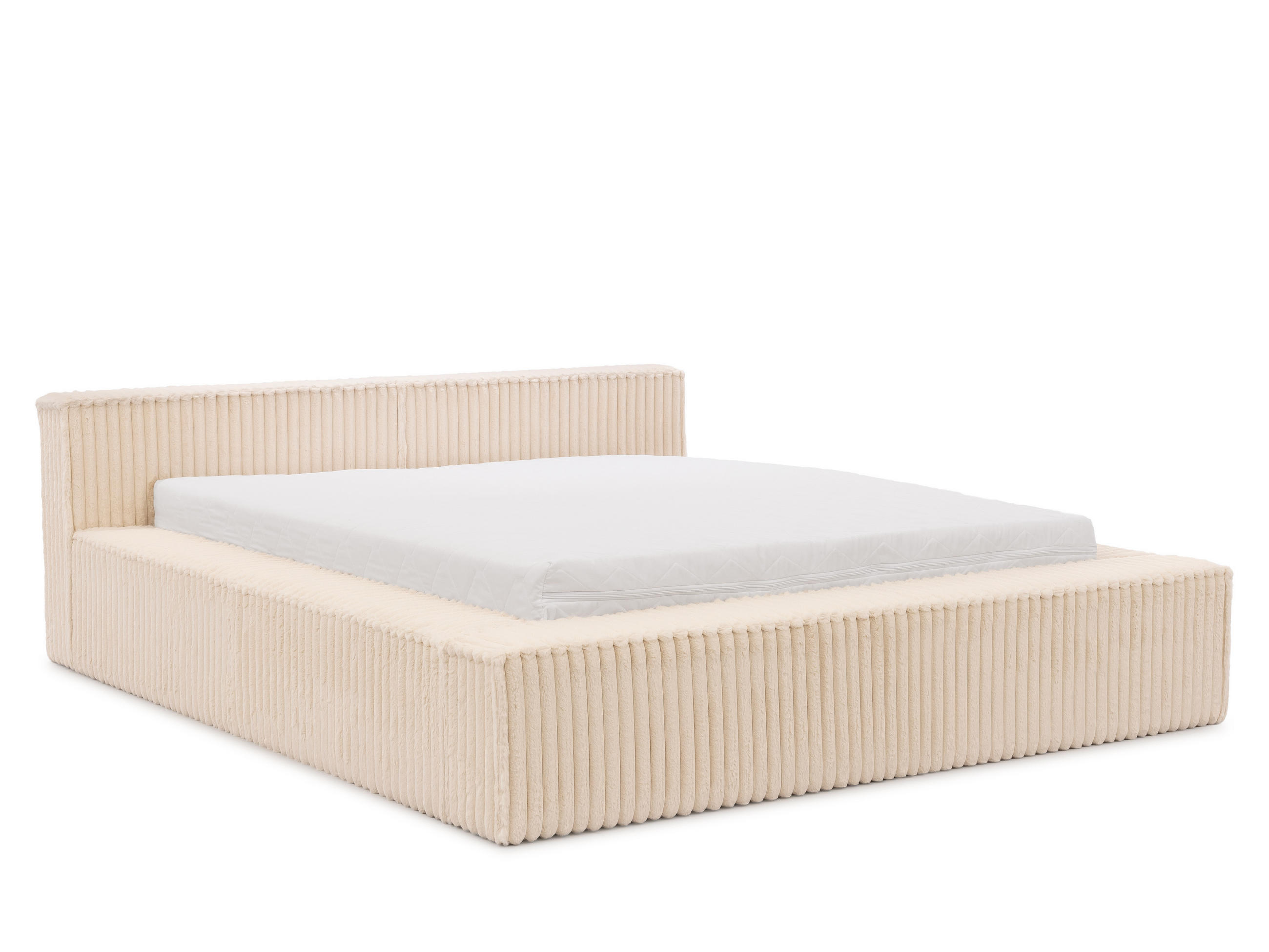 S-Style Polsterbett Beige 160x200 cm