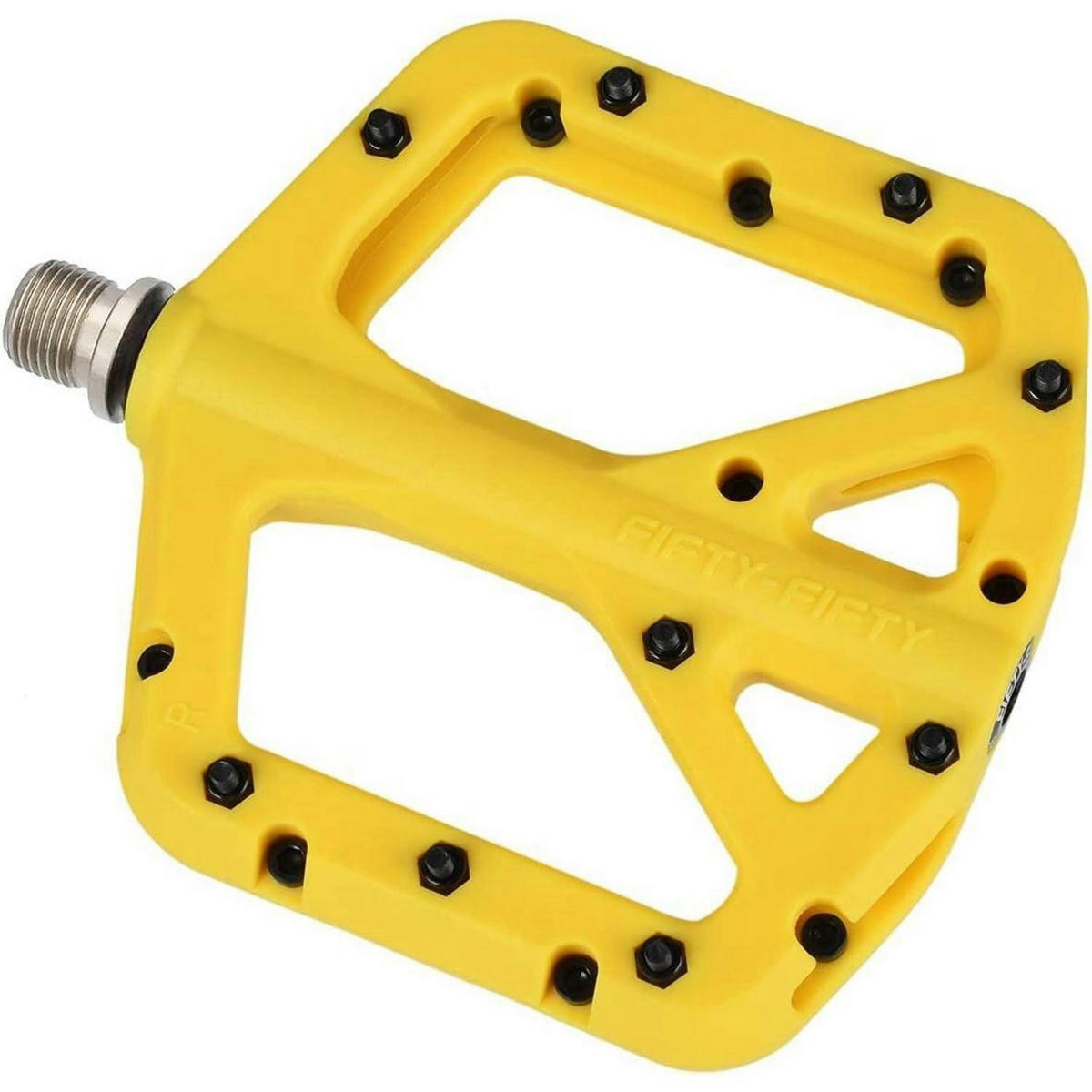 FAHRRADPEDALE Nylon Composite Gelb - Gelb, Kunststoff (10.6/1.5/10.6cm)